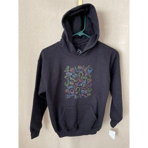 Audio Council Black Neon Sign Icon Hoodie Sweatshirt